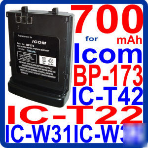700MAH bp-173 battery for icom ic-T22 T42 T7 W31 W32 yf