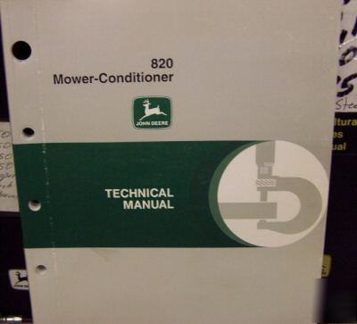 John deere 820 mower conditioner repair manual