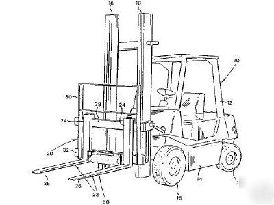 New 190+ fork lift, forklift related patents on cd - 