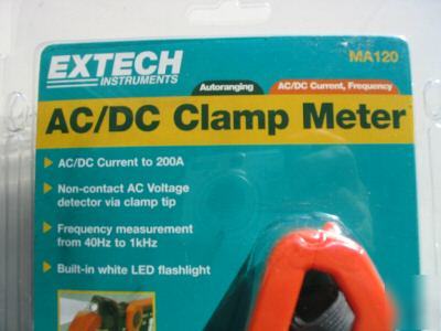 New extech # MA120 ac/dc clamp meter current to 200A