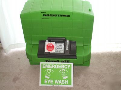 New portable eye wash station fend all pure flow 1000 
