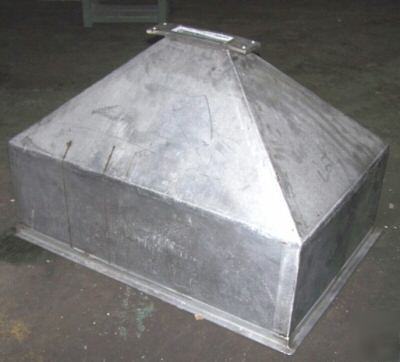 Stainless steel flanged hopper