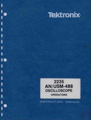 Tektronix 2235 oscilloscope op/service manuals cd