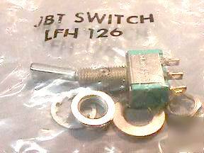 2 j-b-t spdt momentary on mini toggle switches