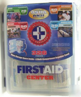 326 piece first aid station osha approved 