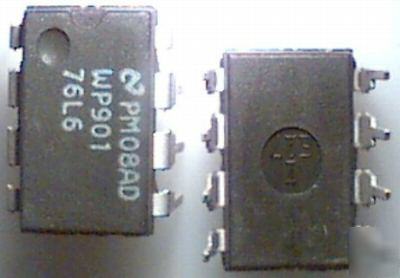 (50) WP901 lo-v, lo-p dual op amp = NE532/ LM358, nos
