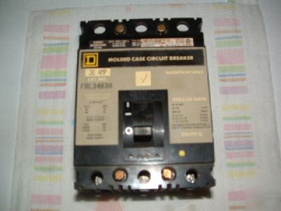 FAL34030 30 amp 480 volt square d circuit breaker 
