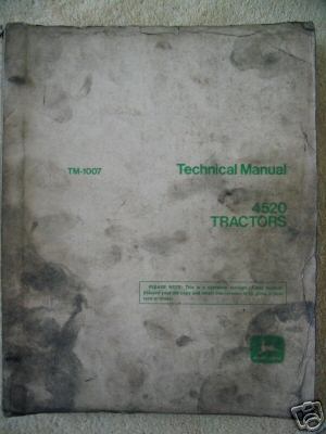 John deere 4520 tractor technical repair service manual