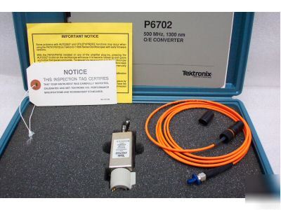 New tektronix P6702 500MHZ, 1300NM o/e converter * *