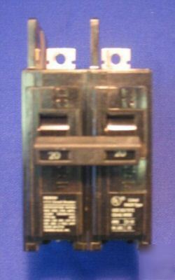 Siemens 20 amp 2 pole circuit breaker type bq