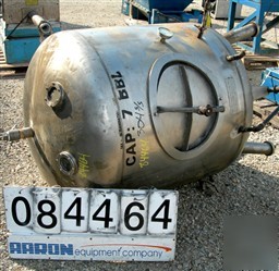 Used: grundy pressure tank, 182 gallon, 304 stainless s