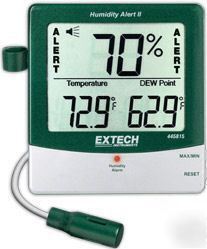 Extech 445815 hygro thermometer w/ dew point & alarm