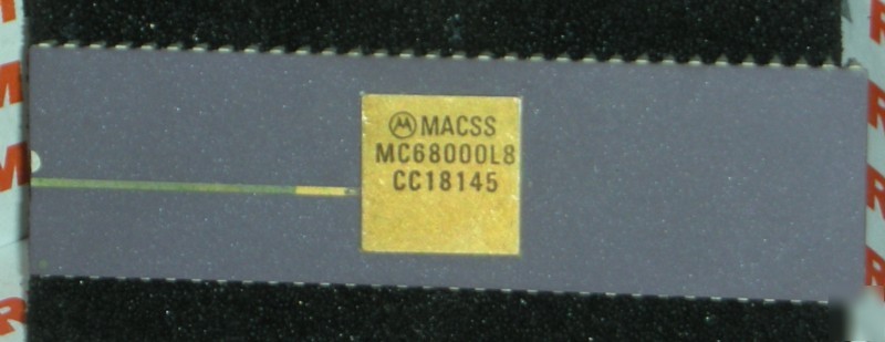 New MC68000L8 ic motarola aquired from closed factory 