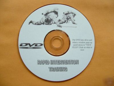 Rapid intervention team training cd/dvd - firefighting
