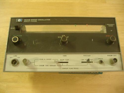 Hp 8620B sweep oscillator front panel
