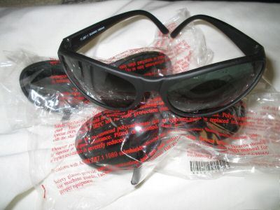 3 prs nip safety sun glasses for fishing yard