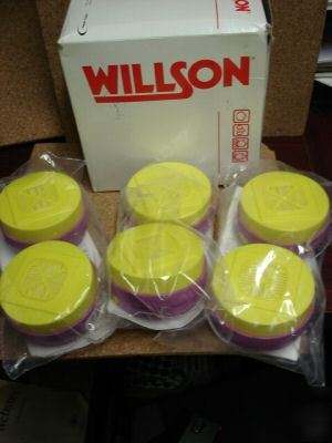 6) wilson safety respirator cartridges