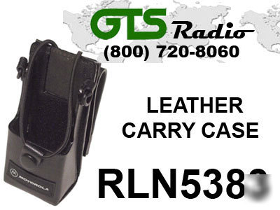 Motorola RLN5383 leather carry case belt loop for PR400
