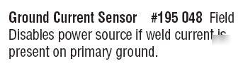 New miller 195048 ground current sensor - 
