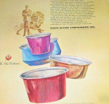 Ekco-alcoa aluminum containers-packaging -2 1960 ads