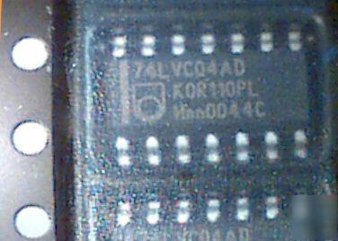 (342) 74LVC04AD 7404-type hex inverter,partial reel,smt