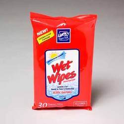 Anti bacterial wet wipes case pack of 24