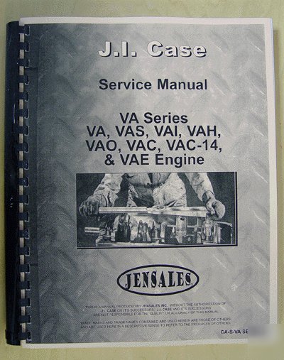 Case ih va series service manual (ca-s-va series)