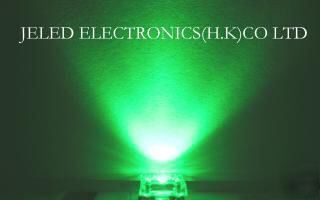 New 100X superflux green 3MM r/h led lamp 15,000MCD fs