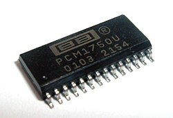 PCM1750U PCM1750 u dual cmos 18 bit a/d converter ic (1