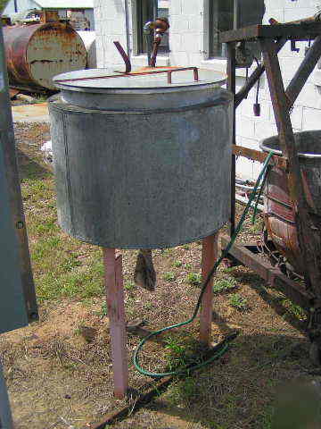 Stainless steel 20 gal jacketed tank kettle