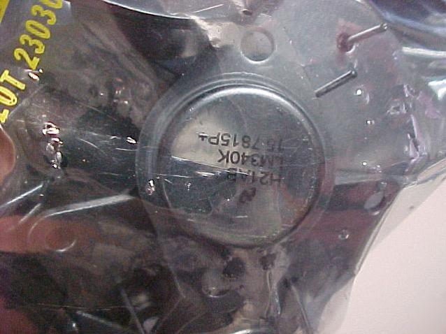 (lot 10) 15VOLT regulator LM340K-15 vintage 2 pin