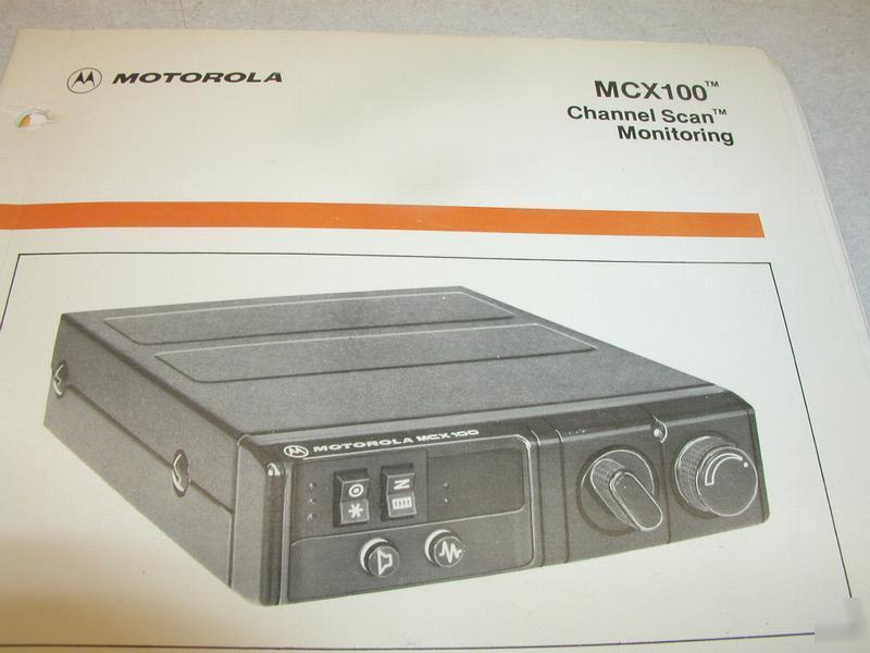 Motorola MCX100 supplement service manual 68P81047E45-a