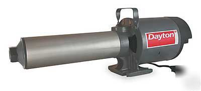 Dayton 2P019E 3/4HP standard multi-stage booster pump