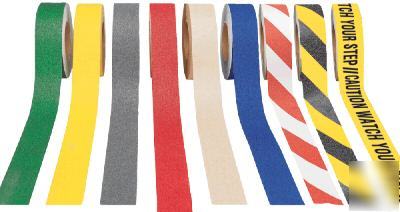 Yellow & black hazard stripe anti-slip (4