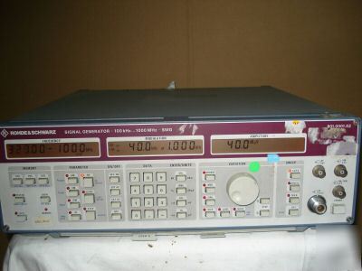 Rohde & schwarz smg signal generator 100KHZ - 1000MHZ