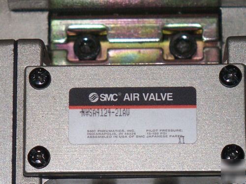 Smc port solenoid air valve lot manifolds sgl pilot