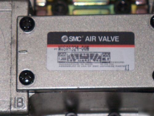 Smc port solenoid air valve lot manifolds sgl pilot