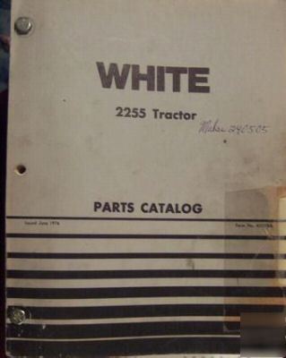 White 2255 tractor parts manual - original