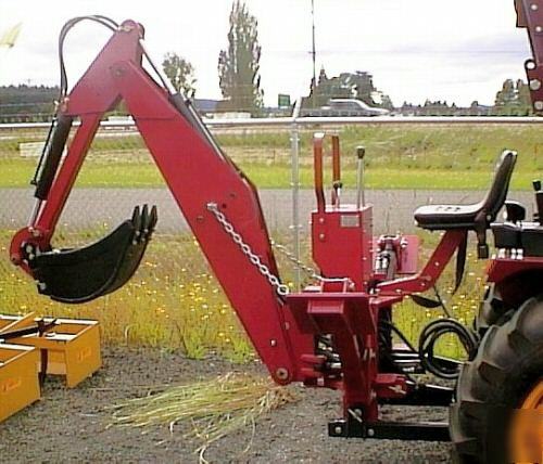 6' dig compact tractor backhoe lw-6 cat.1 3PT 