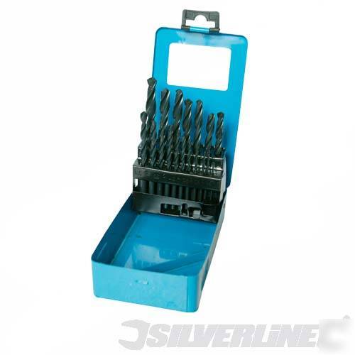 19PK hss drill bit set metal & case 1-10MM DS50