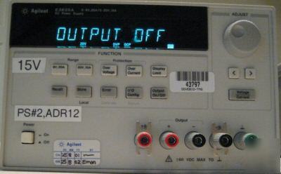 Agilent E3633A programmable dc power supply single outp