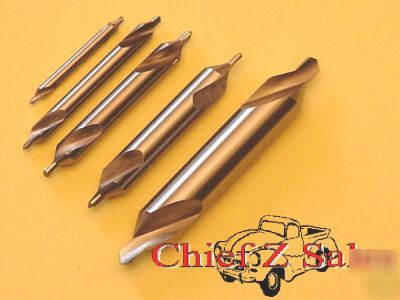 5PC mini hobby lathe mill center drill bit tooling set