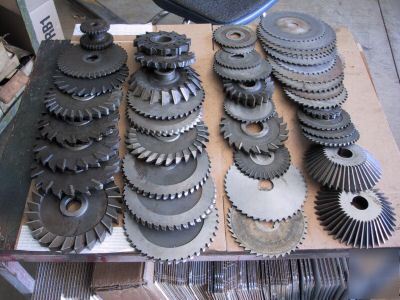 Big lot horizontal milling machine cutters slitting saw