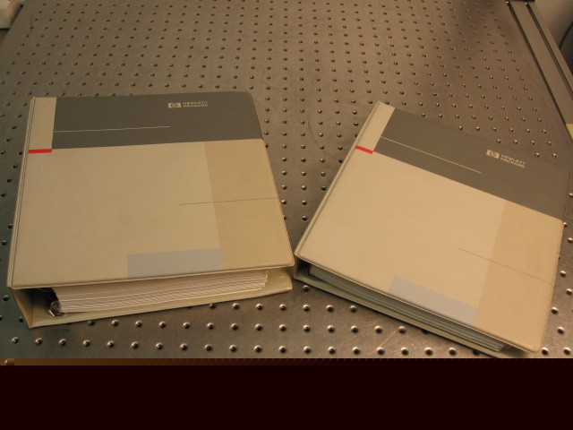 G30859 hp 8590 spectrum analyzer manuals