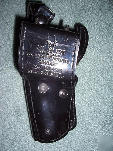 Safariland triple retention holster rh gloss black nice