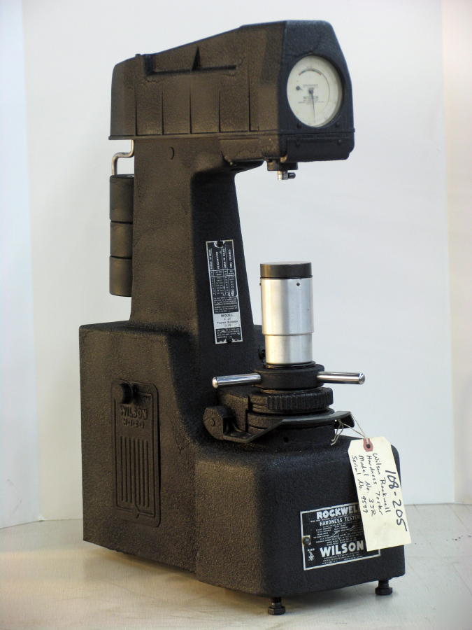 Wilson rockwell hardness tester 3 jr