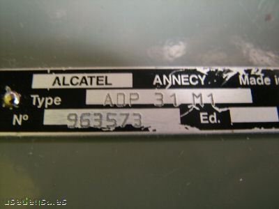 Alcatel adp 31 vaccum pump