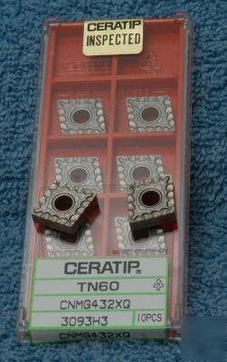 Ceratip cnmg 432XQ TN60 ceramet turning inserts