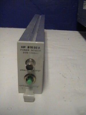 Agilent 81532A sensor module for 8153A 