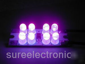 Fantastic high brightness cluster with 8PCS led (uv)